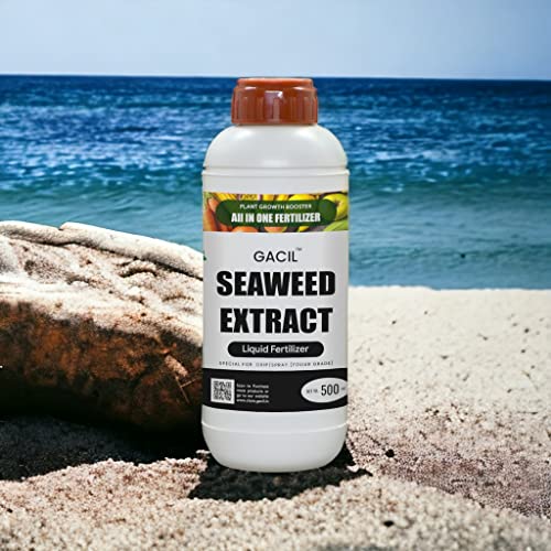 PANCHSHEEL Organic Essential Seaweed Extract Fertilizer Liquid For Flower Plants 500ml