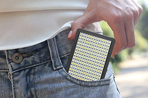 Osaka Bi-Color Dimmable LED Video Light OS-LED-308 Pocket LED Slim for All DSLR Video Cameras YouTube Video tiktok Photography Shooting with F750 Battery 8000 mAh and Fast Charger