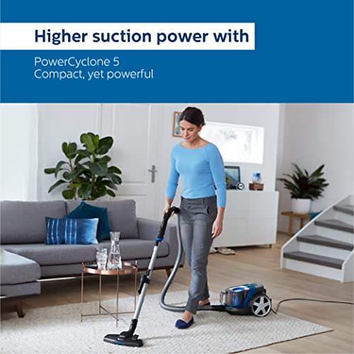 Philips PowerPro FC9352/01-Compact Bagless Vacuum Cleaner for home, 1900Watts for powerful suction, Compact and Lightweight, with PowerCyclone 5 Technology and MultiClean Nozzle for thorough cleaning.