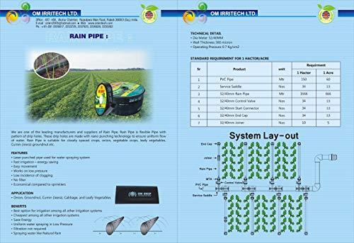 OM Rain Pipe: Nature's Rain, Your Gain.