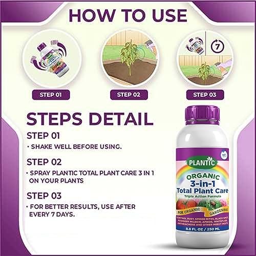 Plantic 3 in 1 Organic Plant Care Triple Action Formula for Plants
