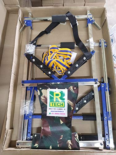 RTECH Advanced Coconut Tree Climber, Multi Tree Climbing Device XL-50, Coconut Tree South India, Goa, Tamil Nadu (15" - 51" Tree Circumference)
