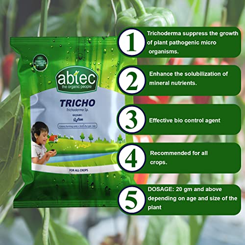 abtec, the organic people Trichoderma sp.an Ecofriendly Bio Fungicide, Controls Soil-Borne & Plant Pathogen - 10 Kg
