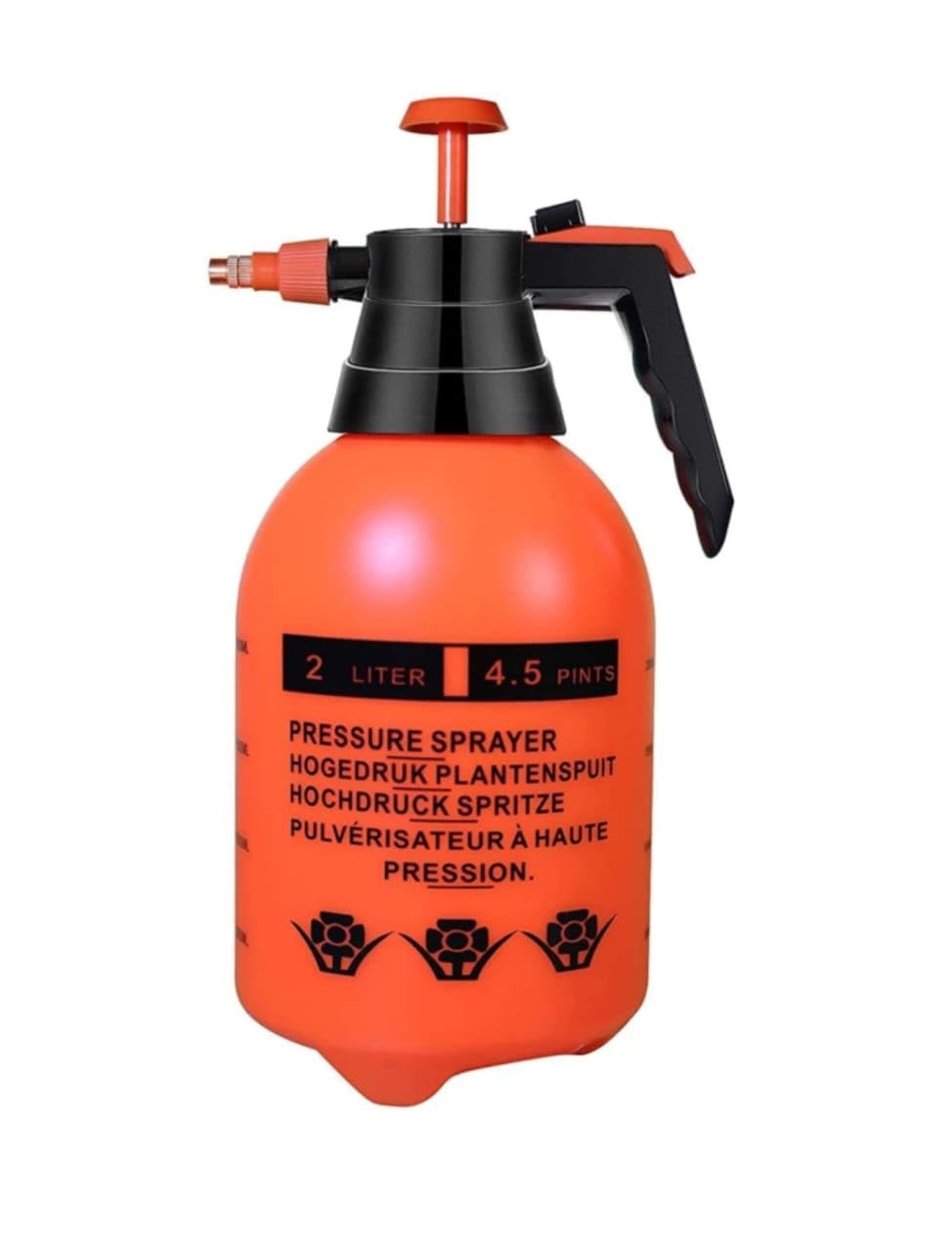 Pressure Spray Pump (2L) | Gardening Water Pump Sprayer | Plant Water Sprayer for Home Garden | Spray Bottles for Garden Plants and Lawn | Plant Watering Cane |