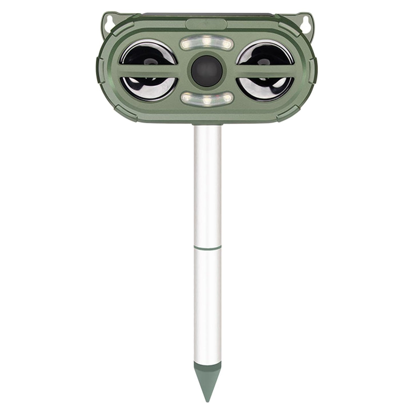 Ultrasonic Pet Repeller Solar Powered Bird Cat Repellent for Farm Patio Yard
