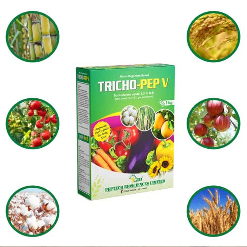 Tricho Pep V (3KG) - (2KG खरेदी करा आणि 1KG मोफत मिळवा) | वनस्पतींसाठी ट्रायकोडर्मा बुरशीनाशक | वनस्पतींसाठी जैव बुरशीनाशक | मातीसाठी जैव कीटकनाशक