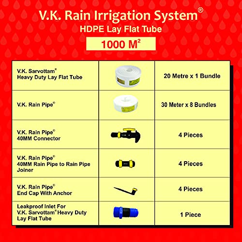 V.K. Sarvottam Rain Pipe Irrigation System