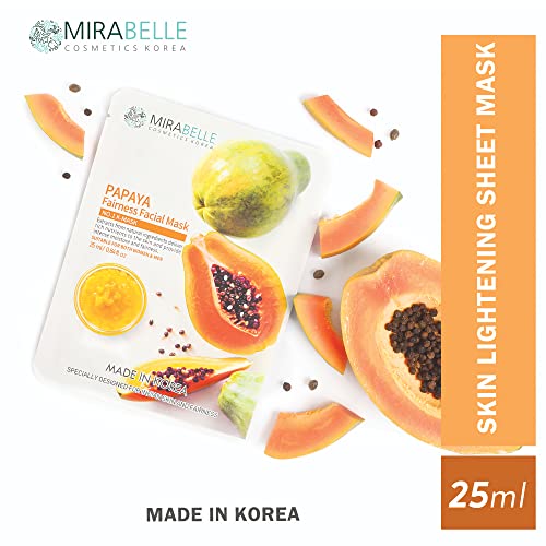 Mirabelle Facial Serum Sheet Mask (Papaya)