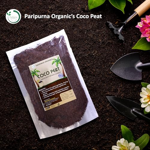 Paripurna Organics Cocopeat Organic Fertilizer for Home Gardening and Potted Plants Visit the Kraft Seeds Store