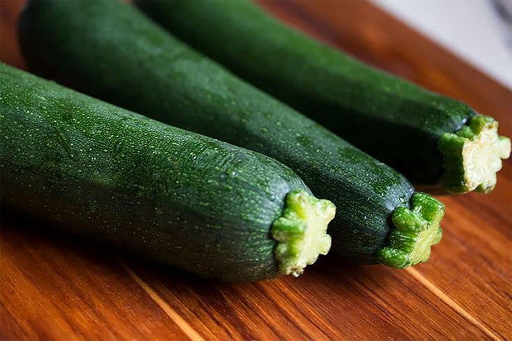 Radha Krishna Agriculture® Zucchini Vegetable Seeds | Green Zucchini Seed For Your Home Garden Pack of 40 Gram Seeds