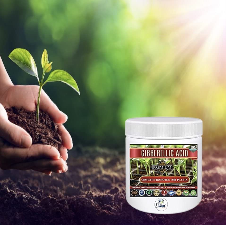 Erwon® Gibberellic Acid, Premium Essential Powerful Organic Growth booster for Plants(10 gm)