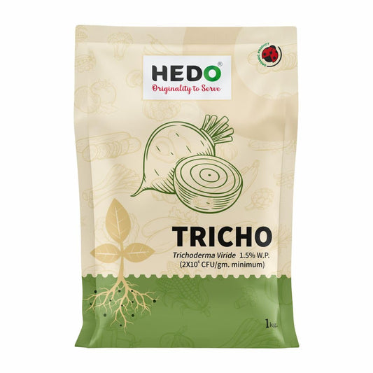 HEDO ट्राइकोडर्मा विराइड पाउडर (1Kg) बीज और युवा पौधों के लिए जैविक - फंगल और बैक्टीरियल रोग को नियंत्रित करने के लिए जैविक