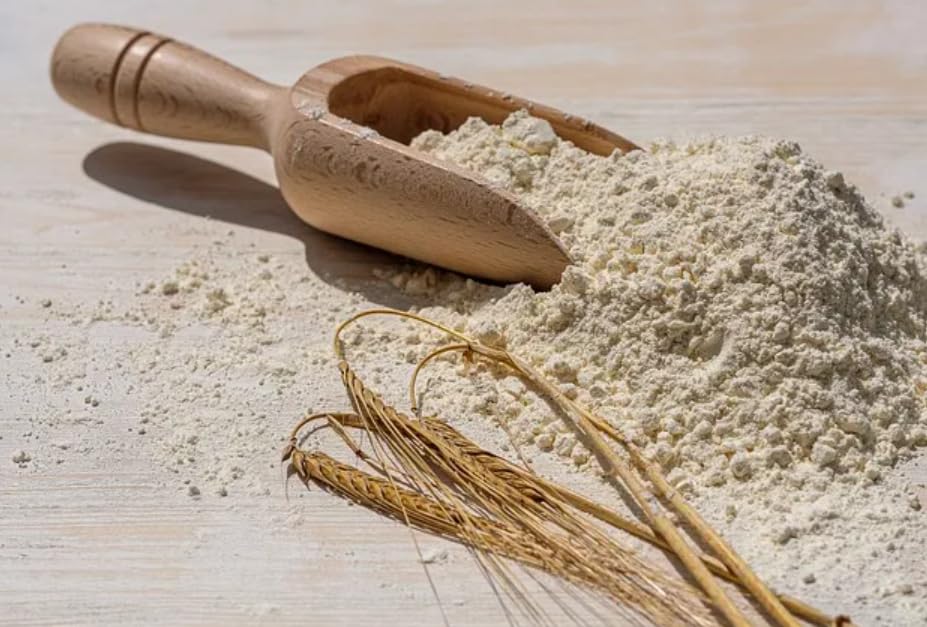 AGROVATION Khapli Wheat Flour - 5kg (Emmer, Long Grain) | Low Gluten & Diabetics Friendly Atta