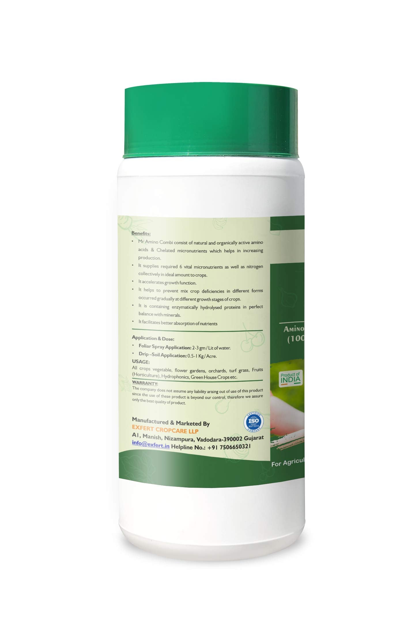 spray chelated micronurients on crop