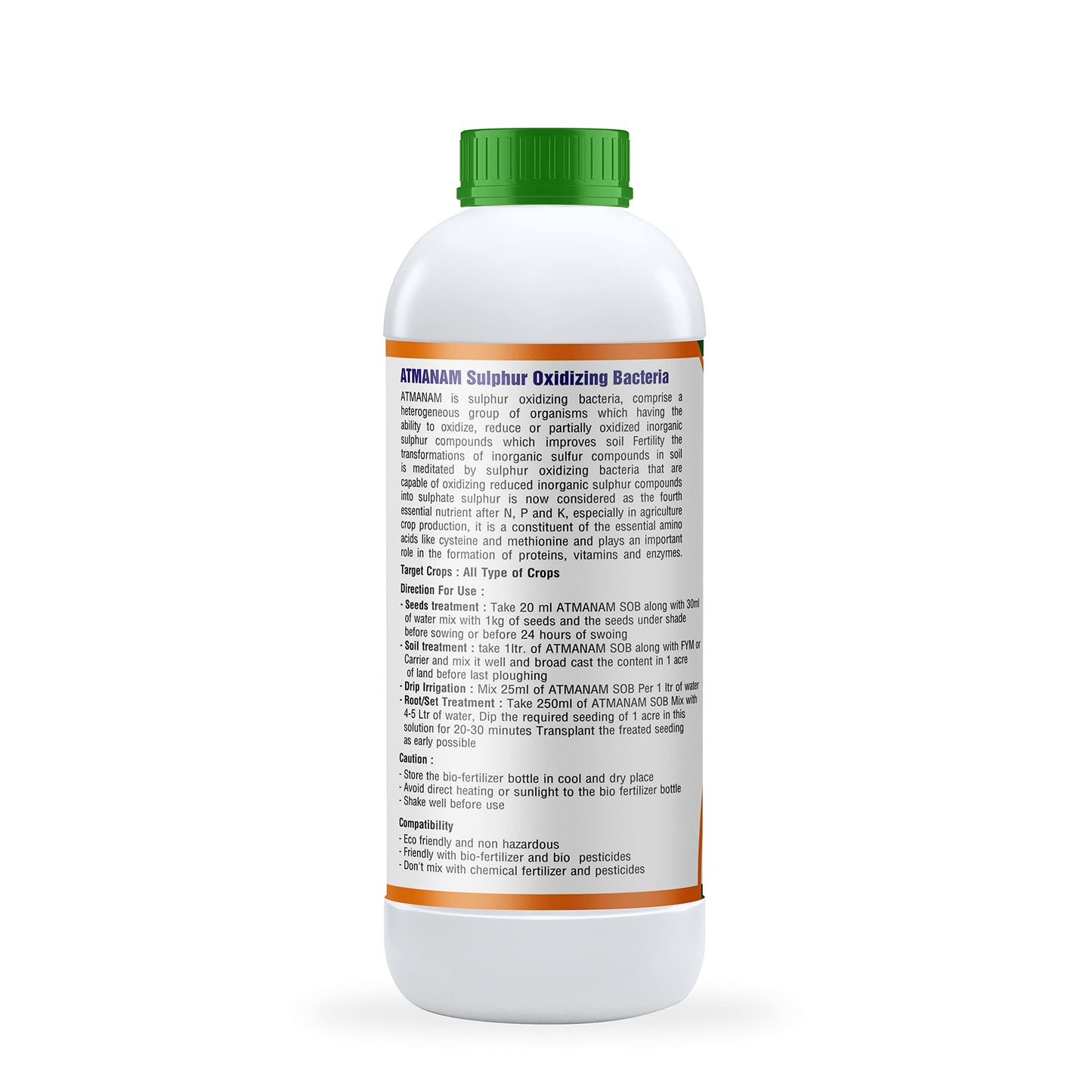 Atmanam Sulphur oxidizing Bacteria A Liquid organic and Bio Fertilizer (5)