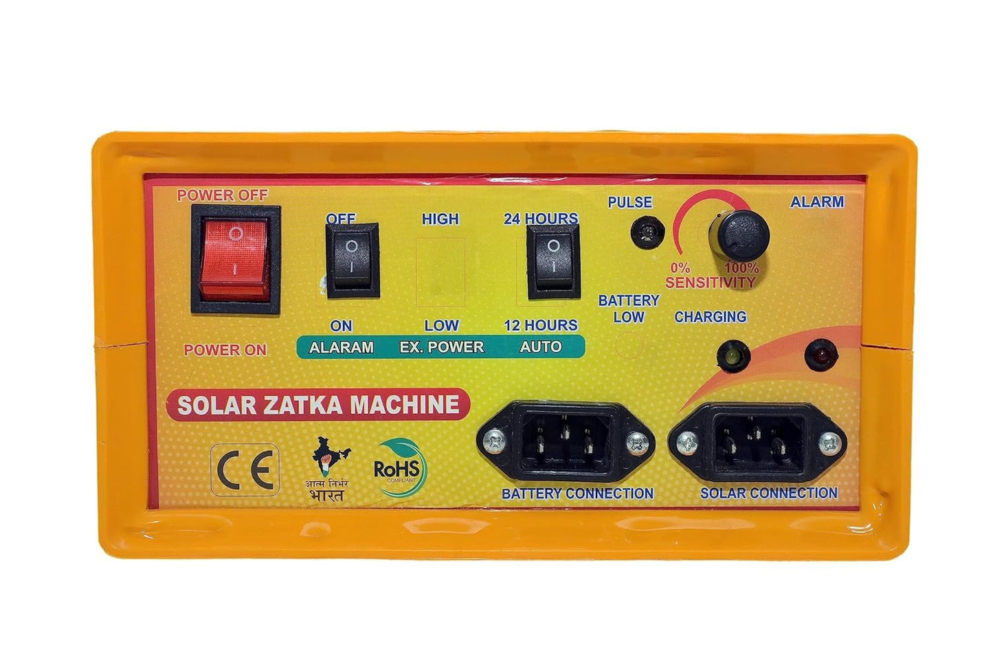 BACKBONE® Zatka Machine Solar Fence Energizer Security Systems for Agricultural Farms India's Farmer No.1 Choice Zatka Machine (Animal Protection System) (50 to 60 Bigha)