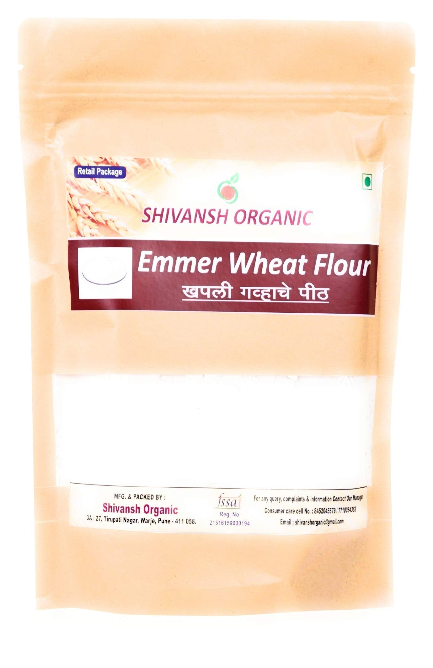 emmer wheat flour, खपली गव्हाचे पीठ