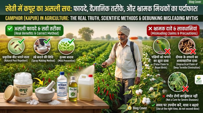 खेती में कपूर का उपयोग: फायदे, सही तरीका और वैज्ञानिक सच्चाई