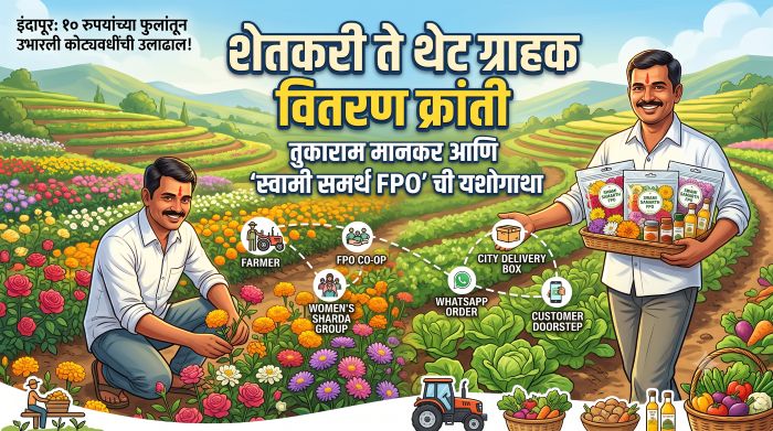 कृषिक्रांतिचा मंत्र - तुकारामांचे वितरण तंत्र. या मॉडेलवर आधारित उभे राहू शकणारे ५ नाविन्यपूर्ण उद्योग!