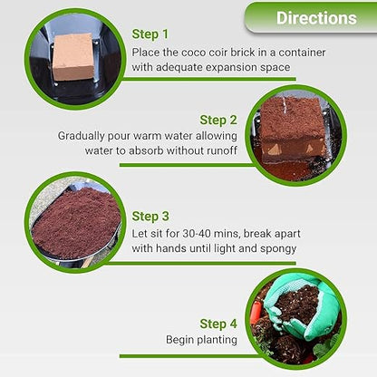 how to use cocopeat