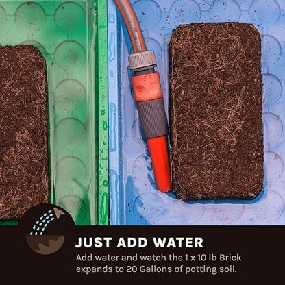 cocopeat soaking