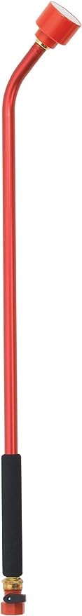 Garden Art Watering Wand 30-Inch (Red) Length with 8-Inch Foam Grip in length Premium anti-corrosion 1000 Mesh Aluminium alloy light weighted durable with a one touch thumb on/off switch GASE3001