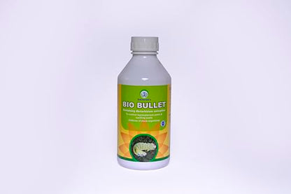 मेटारिज़ियम एनिसोप्लाई युक्त बायो बुलेट एक कीटजन्य कवक है और इसका व्यापक रूप से कृषि कीटों, विशेषकर पत्ती चबाने वाले लार्वा और भृंगों के नियंत्रण के लिए जैव कीटनाशक के रूप में उपयोग किया जाता है।