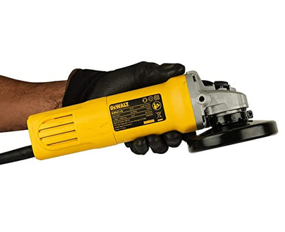 DEWALT DWE4118-B1 950W 100mm व्हेरिएबल स्पीड अँगल ग्राइंडर, पिवळा