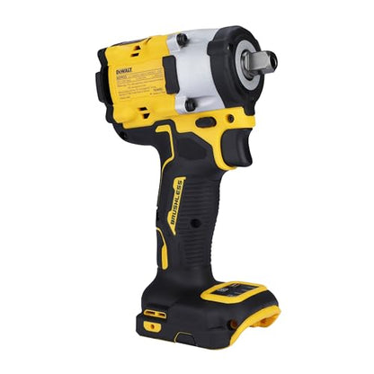 DEWALT DCF922N-B1 1/2'' 20V मॅक्स ली-आयन रिव्हर्सिबल कॉर्डलेस ब्रशलेस कॉम्पॅक्ट इम्पॅक्ट रेंच, LED रिंग लाइटिंगसह 610 Nm टॉर्क (बेअर टूल)