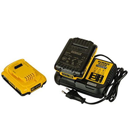 DEWALT DCD7781D2 18V 13mm कॉर्डलेस कॉम्पैक्ट ब्रशलेस हैमर ड्रिल मशीन 2x2.0Ah Li-ion बैटरी के साथ, पीला