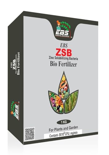 EBS ZSB (झिंक सोल्युबिलायझिंग बॅक्टेरिया) सर्व पिके आणि वनस्पतींसाठी जैव खत (10 किलो (10% चा पॅक)