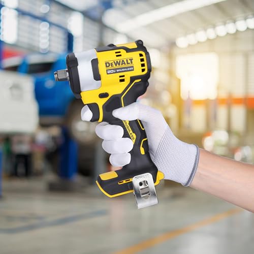 DEWALT DCF911N-B1 1/2'' 20V मॅक्स ली-आयन रिव्हर्सिबल कॉर्डलेस ब्रशलेस कॉम्पॅक्ट, 542 Nm टॉर्क (बेअर टूल)
