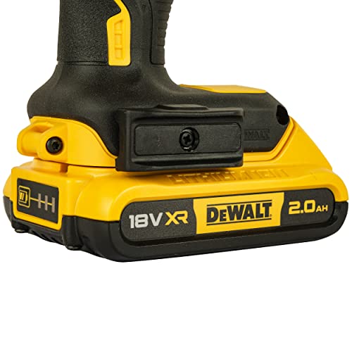 DEWALT DCD7781D2 18V 13mm कॉर्डलेस कॉम्पैक्ट ब्रशलेस हैमर ड्रिल मशीन 2x2.0Ah Li-ion बैटरी के साथ, पीला
