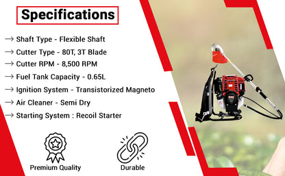 RBD 50cc Backpack Brush Cutter: Your Farmhand in a Backpack.