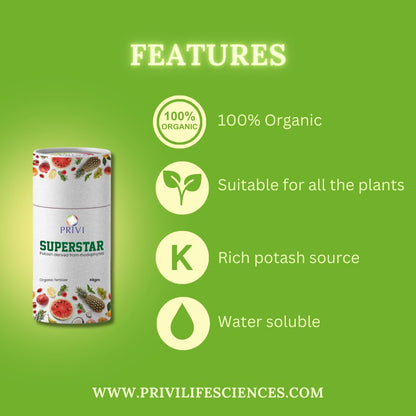 Superstar| Potash fertilizer derived from Rhodophytes| Natural Bioactive Molecules