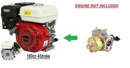 DGK® कार्बोरेटर GX160 Gx200 Gx180 मॉडल 168F 170F 4 स्ट्रोक इंजन 5.5HP 6.5HP