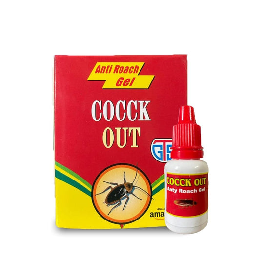 ताहेरी एंटी रोच जेल - कॉकरोच किलर 20ml | सुरक्षित और मानव के लिए कोई साइड इफेक्ट नहीं | कॉक आउट जेल | आपके किचन, घर, गोदाम के लिए कॉकरोच किलर (4 का पैक)