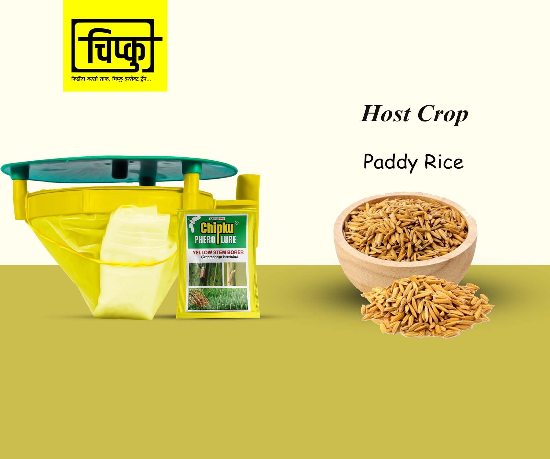 Yellow Stem Borer Pheromone Lure for Paddy crop