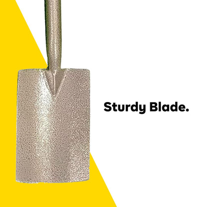 Yuvcon Shovel for Digging, Made of Metal for Heavy-Duty use, Lightweight, Easy to Carry Shovel for Gardening & Agriculture Digging Tool (Rectangle)
