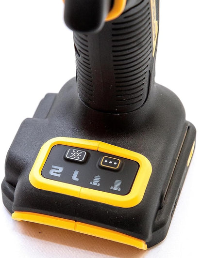 DEWALT DCF922N-B1 1/2'' 20V मॅक्स ली-आयन रिव्हर्सिबल कॉर्डलेस ब्रशलेस कॉम्पॅक्ट इम्पॅक्ट रेंच, LED रिंग लाइटिंगसह 610 Nm टॉर्क (बेअर टूल)