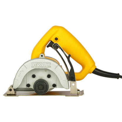 DEWALT DW862 1270 वॅट 4-इंच हेवी ड्यूटी वेट मार्बल कटर/पाना आणि सॉकेटसह टाइल कटर