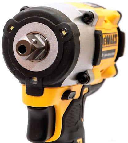 DEWALT DCF922N-B1 1/2'' 20V मॅक्स ली-आयन रिव्हर्सिबल कॉर्डलेस ब्रशलेस कॉम्पॅक्ट इम्पॅक्ट रेंच, LED रिंग लाइटिंगसह 610 Nm टॉर्क (बेअर टूल)