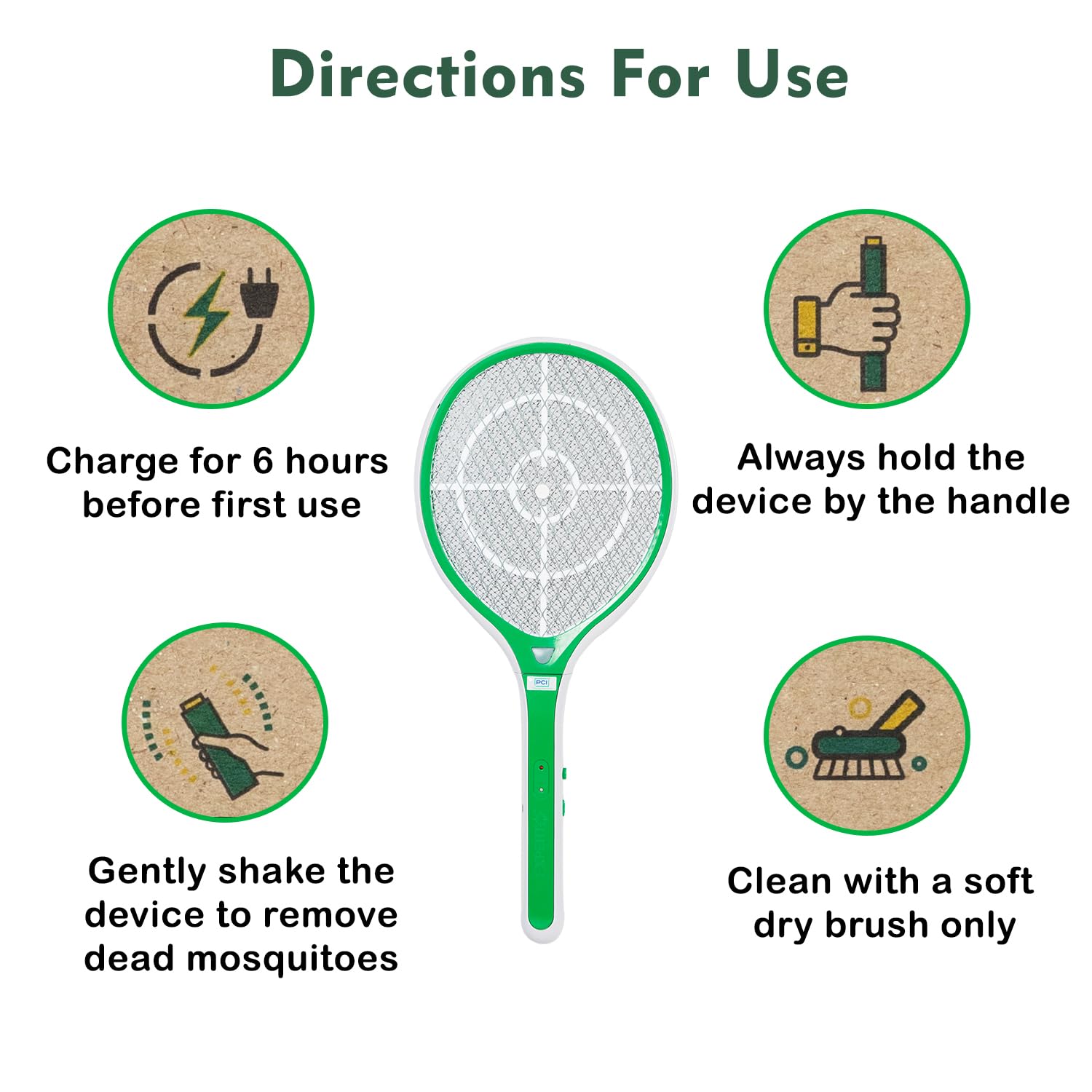 how to use mosquito racket