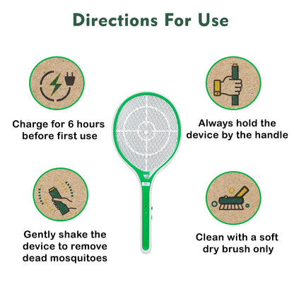 how to use mosquito racket
