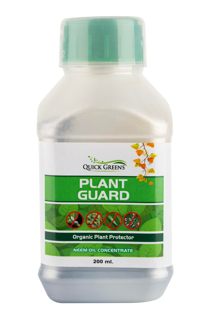 Quick Greens Plant Gurad Concentrate Organic Cold Pressed Natural Neem Oil for Indoor and Outdoor Plants- 250 ml (250)