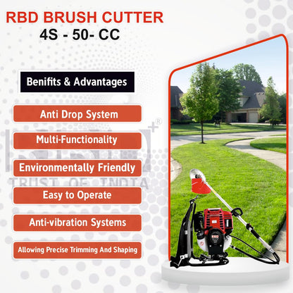 RBD 50cc Backpack Brush Cutter: Your Farmhand in a Backpack.