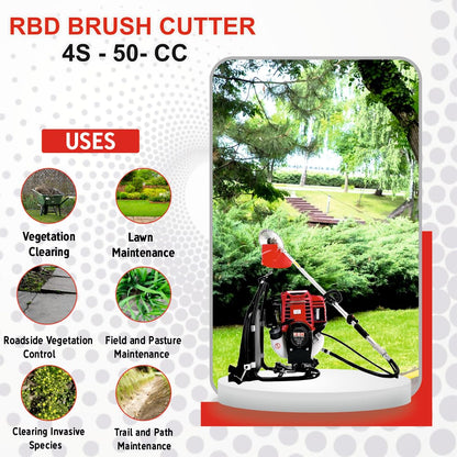RBD 50cc Backpack Brush Cutter: Your Farmhand in a Backpack.