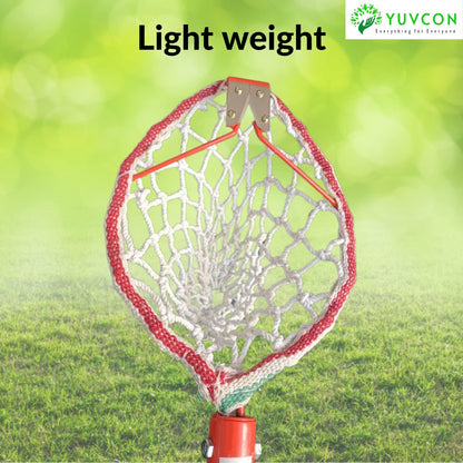 YUVCON मैंगो हार्वेस्टर फ्रूट पिकर नेट फ्रूट प्लकर के साथ, फ्रूट हार्वेस्टर, 7-9 किलोग्राम फ्रूट बास्केट क्षमता, कुशन बास्केट के साथ मैंगो प्लकर