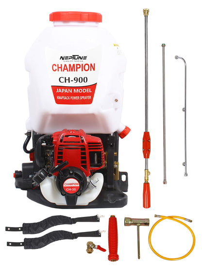 Neptune Simplify Farming Knapsack Power Sprayer with 4 Stroke 35.8cc Engine CH-900 (Capacity: 20 LTR)
