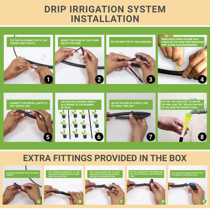 Save Water, Grow Plants! Gardening is Now Easy with TrustBasket Drip Irrigation Kit!